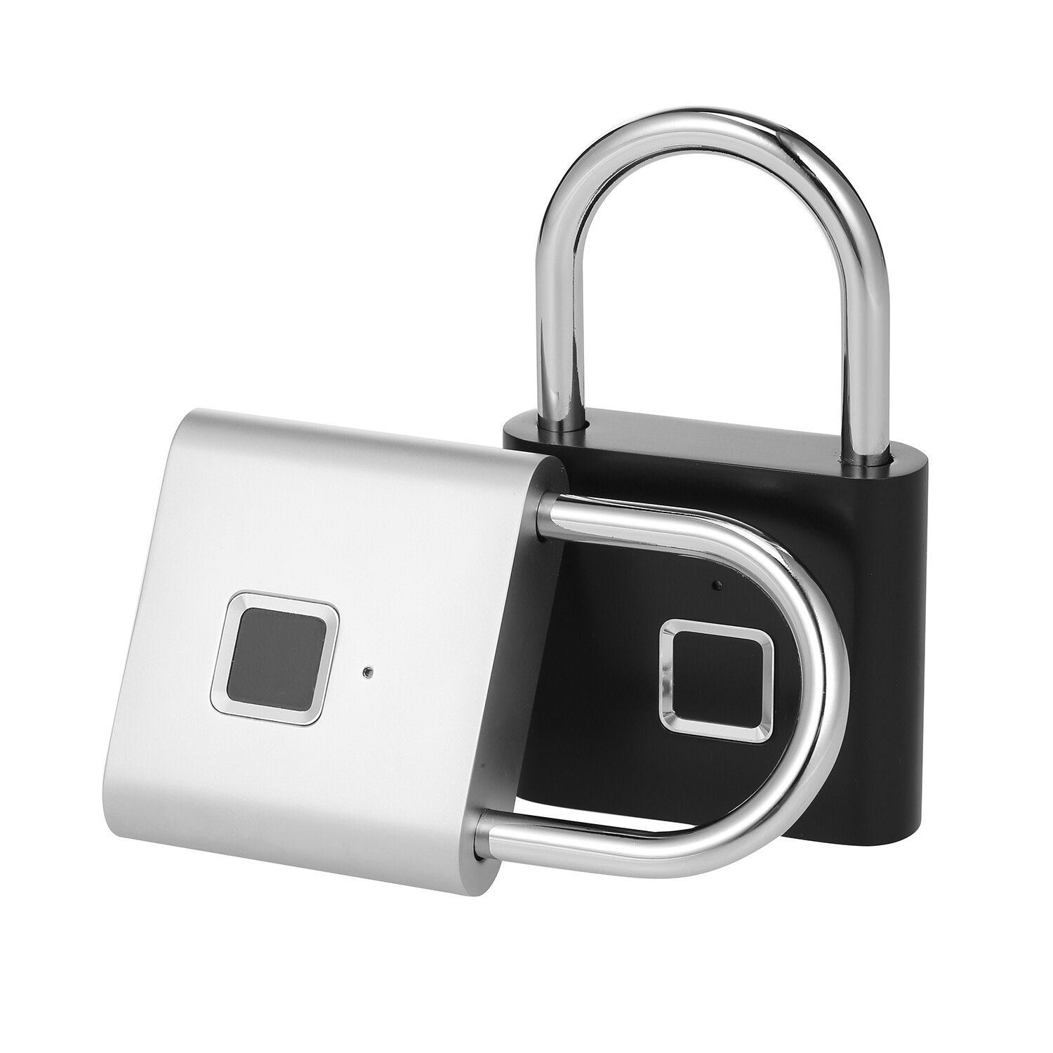 Smart Fingerprint Padlock Lock USB Rechargeable IP65 Waterproof No App Lock indoor and outdoor Lockers Bags Luggages Storage