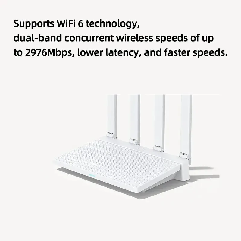 Router Xiaomi AX3000T 2.4G 5G Technologia Mesh WiFi 6 Wydajne Przezwanowanie Sieci Ochrona Dzieci na Internetie Router WiFi Repeater
