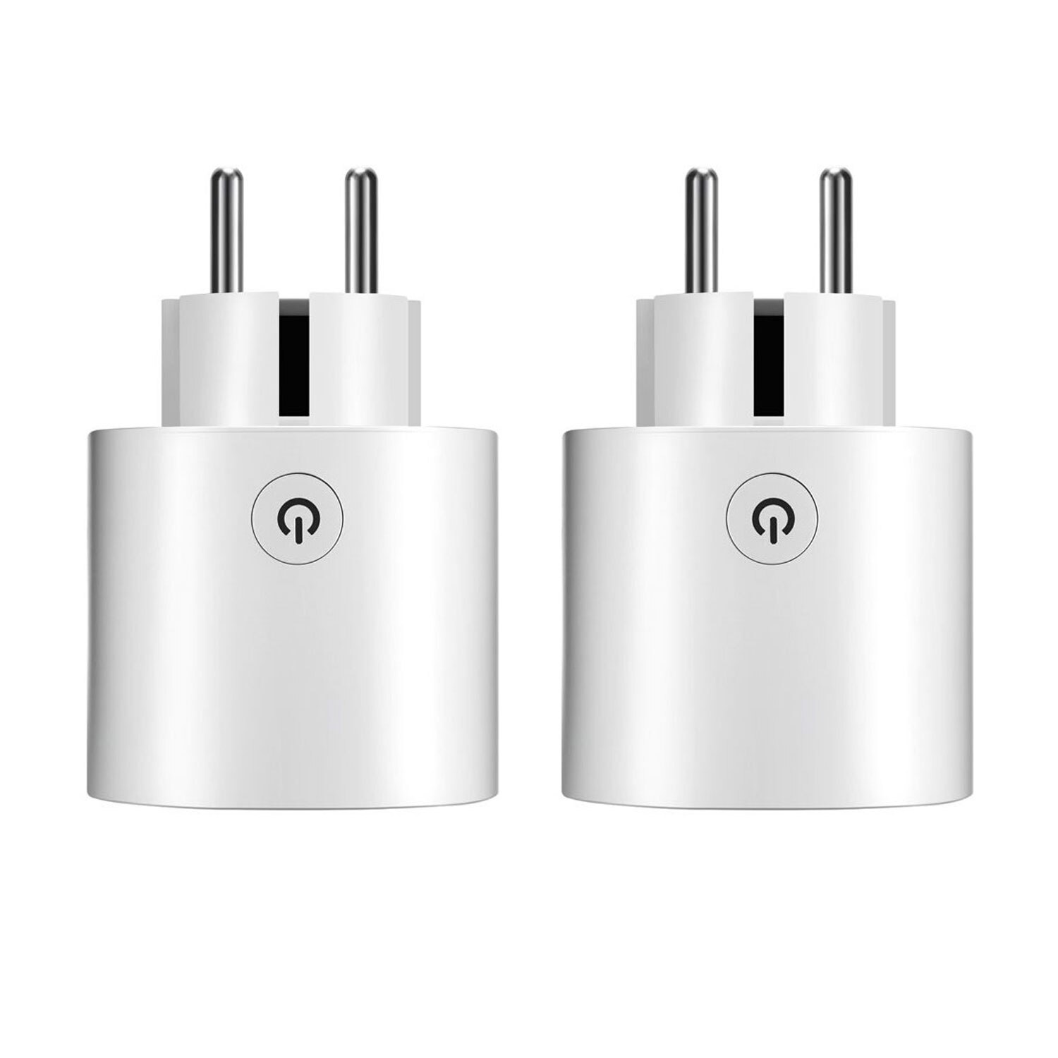 Wifi Smart Plug Socket 16A Power Monitor Eu Plug Controle Smart Timing Socket Draadloze Outlet Voice Intelligente Controle Alexa: 2 Pack