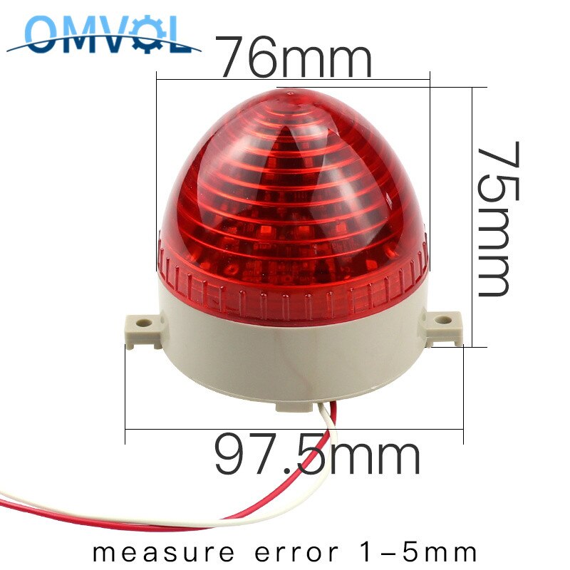 Strobe Signal Warning light N-3072 12V 24V 110v 220V Indicator light LED Lamp small Flashing Light Security Alarm