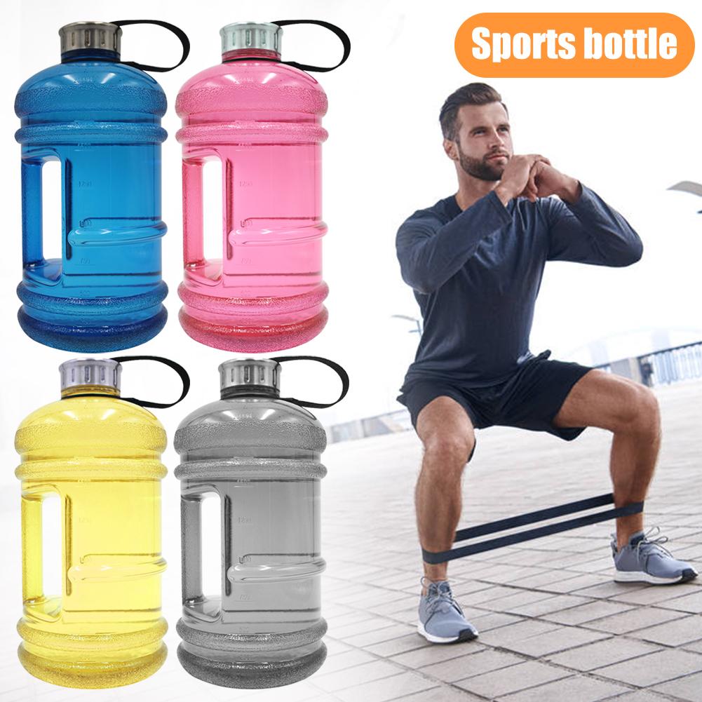 Botella de agua de gran capacidad de 2.2L, tetera con empuñadura sin BPA PETG, para gimnasio, Fitness, deportes al aire libre, turismo, Camping