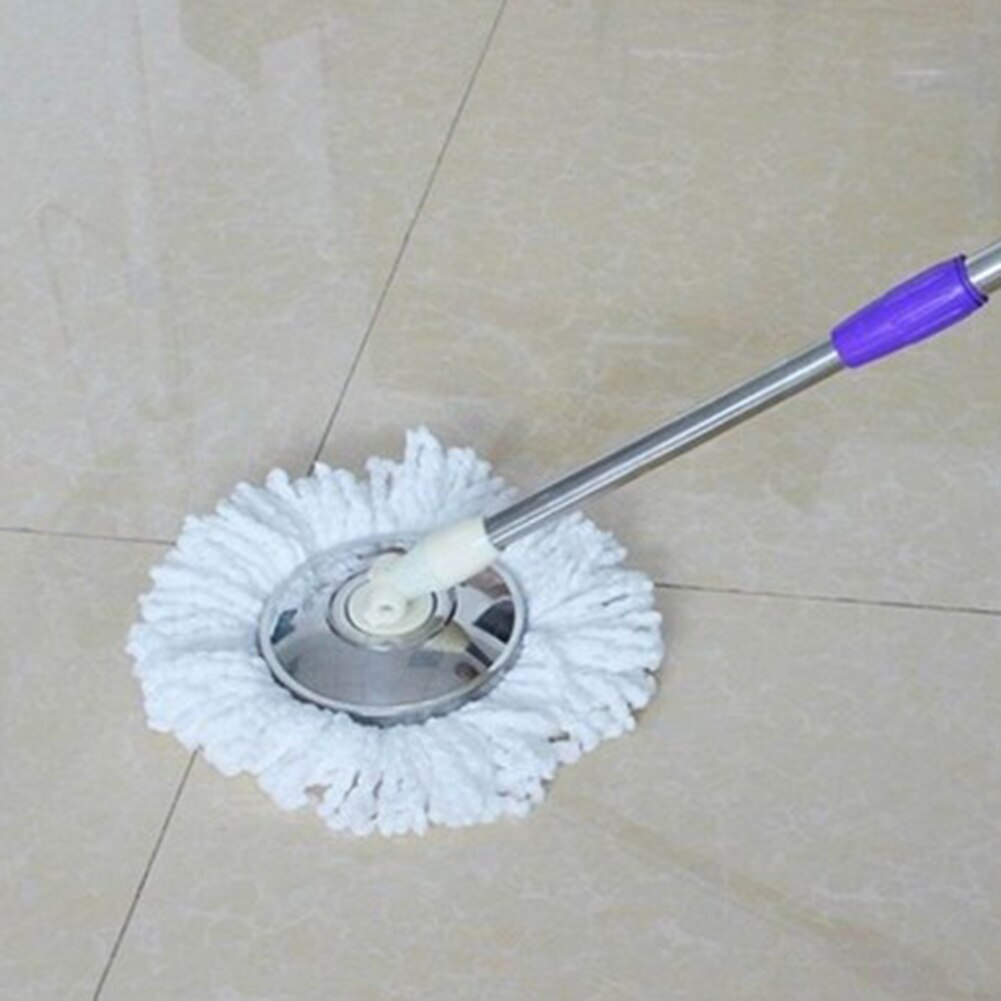 Replacement 360 Rotating Head Easy Magic Microfiber Spinning Floor Mop Head for Housekeeper Home Floor Cleaning Mop