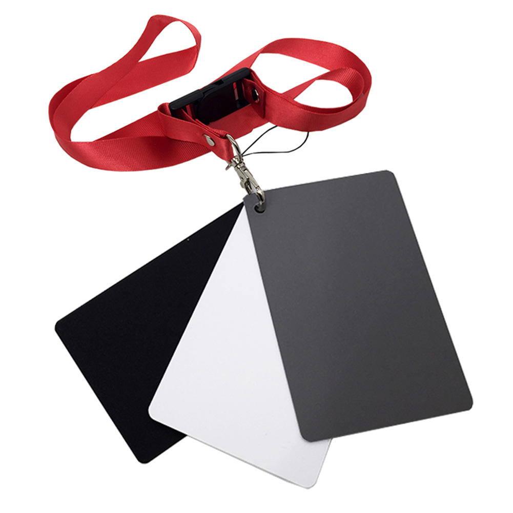Fotografia Pellicola Bilanciamento del Bianco Grigio Digitale Carta di 18 Gradi di Accessori Della Fotocamera Portatile Utile tasca dimensione Esposizione foto studio