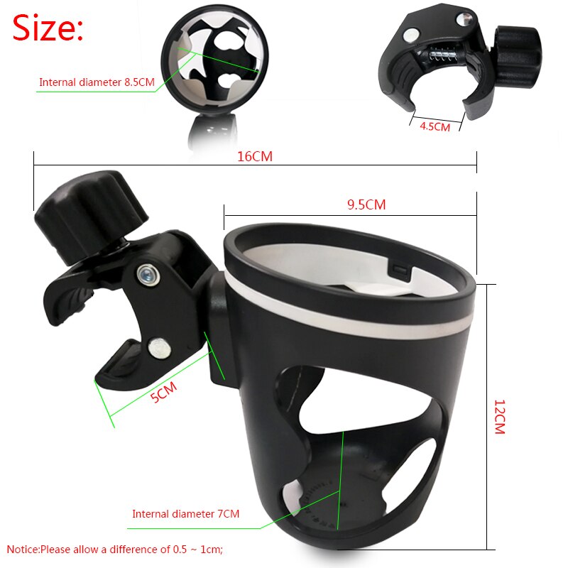 thumbnail image 2 of 360 Degrees Rotating Stroller & Bike Cup Holder - Large Caliber 2 of 12