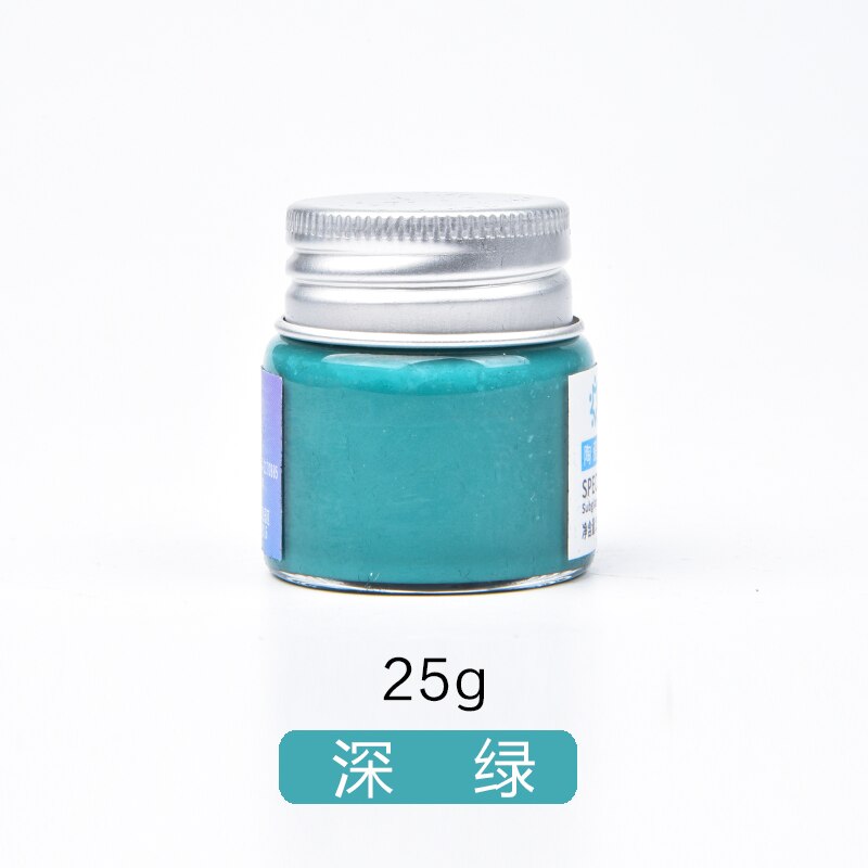 Pigmentos de colores de cerámica para pintura, herramientas de alfarería para pintura con bajo esmalte , pintados a mano, 25ML: Dark green