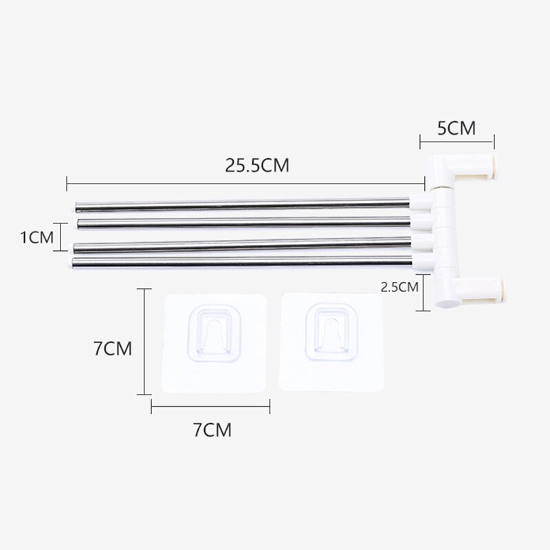 Porte-serviettes ventouse porte-serviette rotatif support étagères porte-serviettes mural pas de perçage salle de bain rangement porte-serviettes