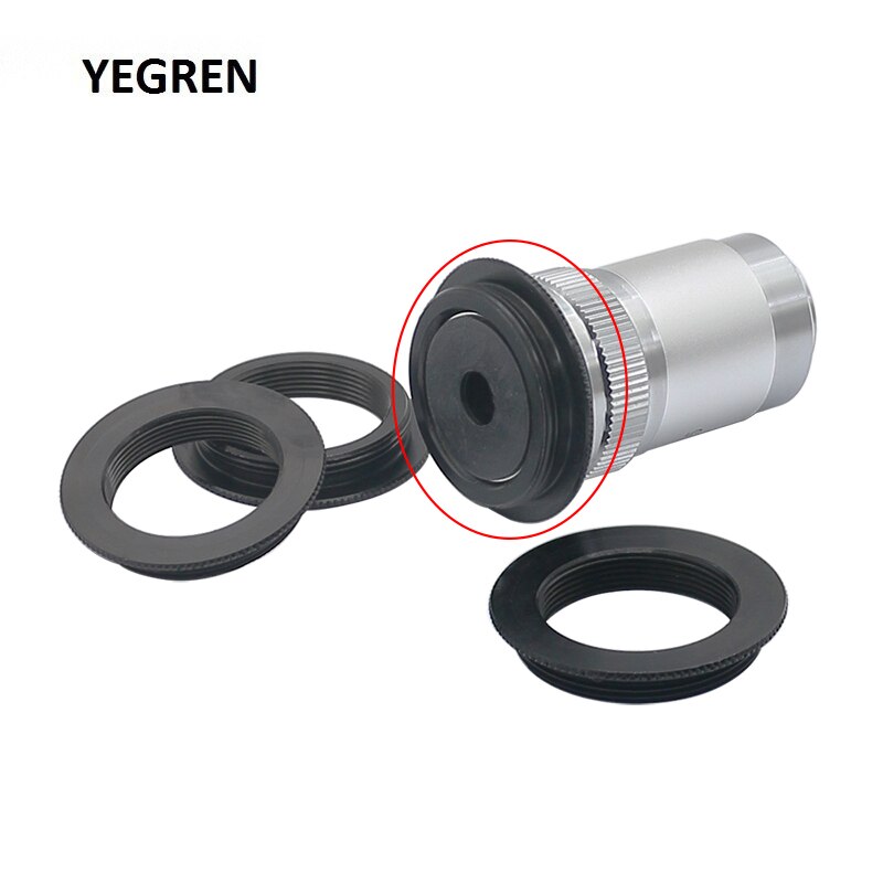 CS C-RMS Adapter Ring Objective Lens Adapter RMS to C CS Thread C-Mount for Industrial Camera M20 M25 Macro Photography