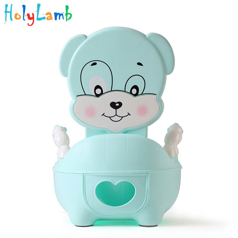 Animal chiot bébé Pot cuvette de toilette formation siège de toilette Pot pour enfants enfants bassin de lit Portable urinoir sur la toilette pour bébés