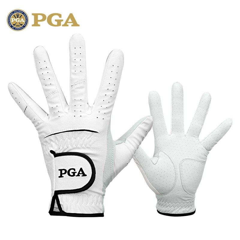 Golf gloves men's leather gloves left and right hand suede + microfiber ultra breathable