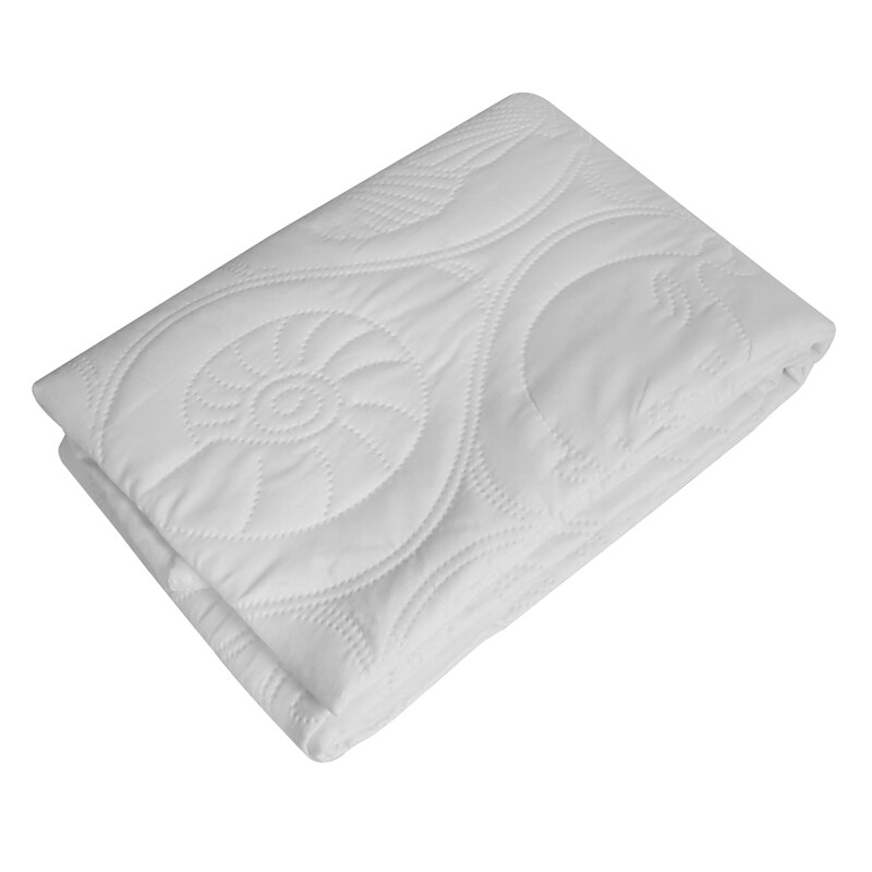 Gruba, pikowana materac wodoodporny pokrowiec na mocz i odporny na wilgoć wytłaczany pokrowiec ochronny Simmons: biały
