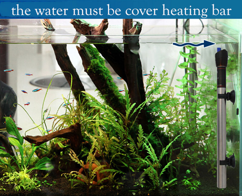 Adjustable Aquarium Heater Automatic Reptiles Amphibians Aquarium Water Heater Fish Tank Temperature Thermostat Heater 100W 500W