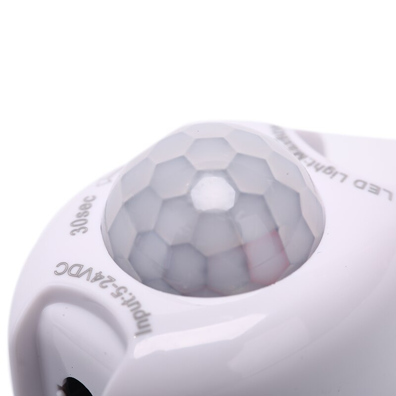 Bevægelsessensor lyskontakt 5v 24v pir bevægelsessensor dc bevægelsesdetektor aktiveret timer automatisk tænd/sluk for led strip