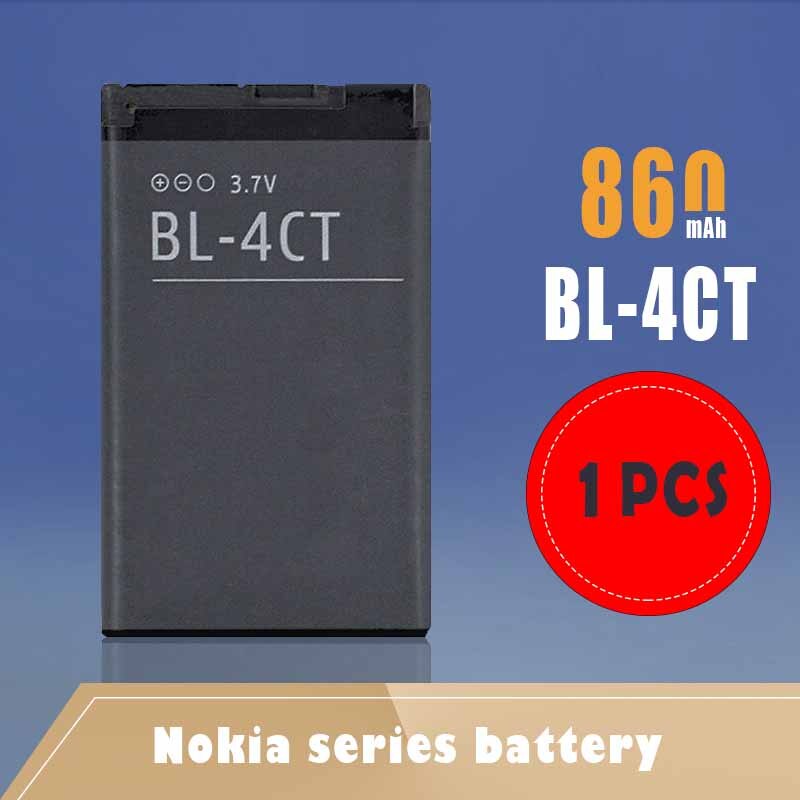 Baterías BL4CT BL de BL-4CT para Nokia 860 7212C 7210C 7310C 5630 X3-00 2720F 7230 S 6600F, 6702 mAh, 1 ud.