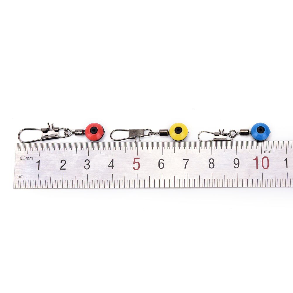 20Pcs Space Beans Fishing Connector Float Connector Rolling Swivel Fishing accessories Fishing Tackle Tool