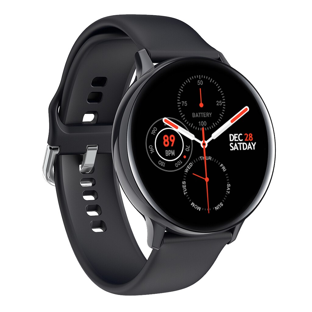 1.4 "Full Touch IP68 Bluetooth Fitness Tracker Smartwatch Ecg Smart Horloge: black