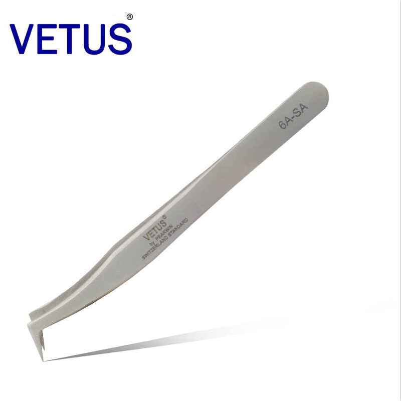 Vetus 6A-SA Tweezer 3D/6D Volume Lash Pincet Premium Rvs Anti-Statische Fan Wimper Extension Pincet