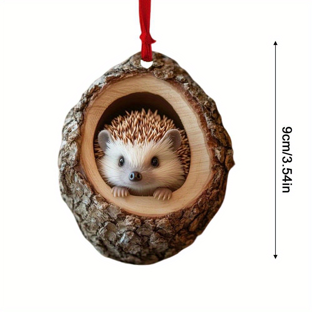 1 STÜCK Weihnachten Acryl Ebene Ornamente 2026 Weihnachtsbaum Anhänger Saisonale Dekoration für Baum Hängen Weihnachten Navidad Party Lieferungen: Tiefe Saphir