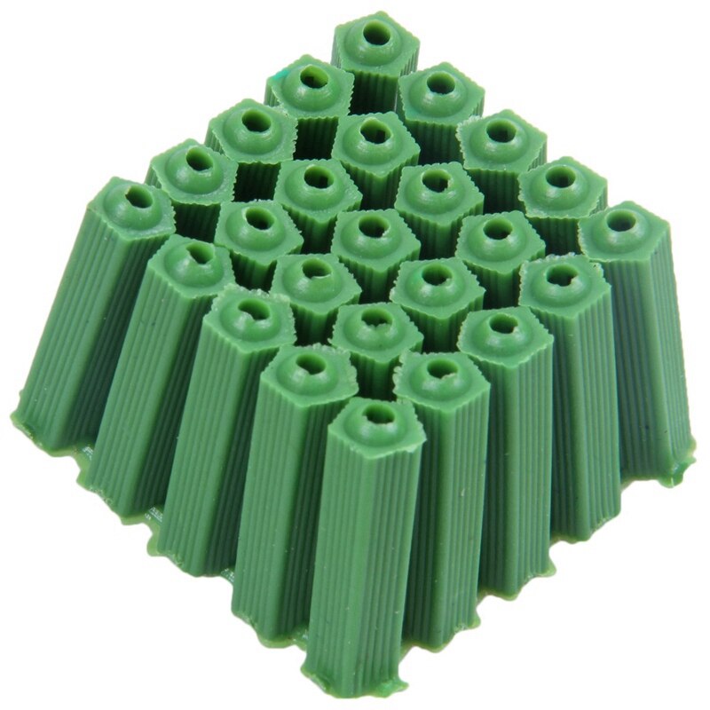 500 Stuks Groen Metselwerk Schroef Bevestiging Muur Anker Stekkers 6Mm X 27Mm
