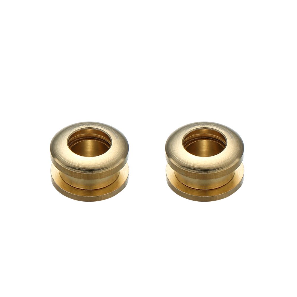 2Pcs Solid Brass Screw Back Eyelets With Washer Grommets Leather Craft Accessory for Bag Garment Shoe Clothes Jeans DIY Decor: 13 x 7mm