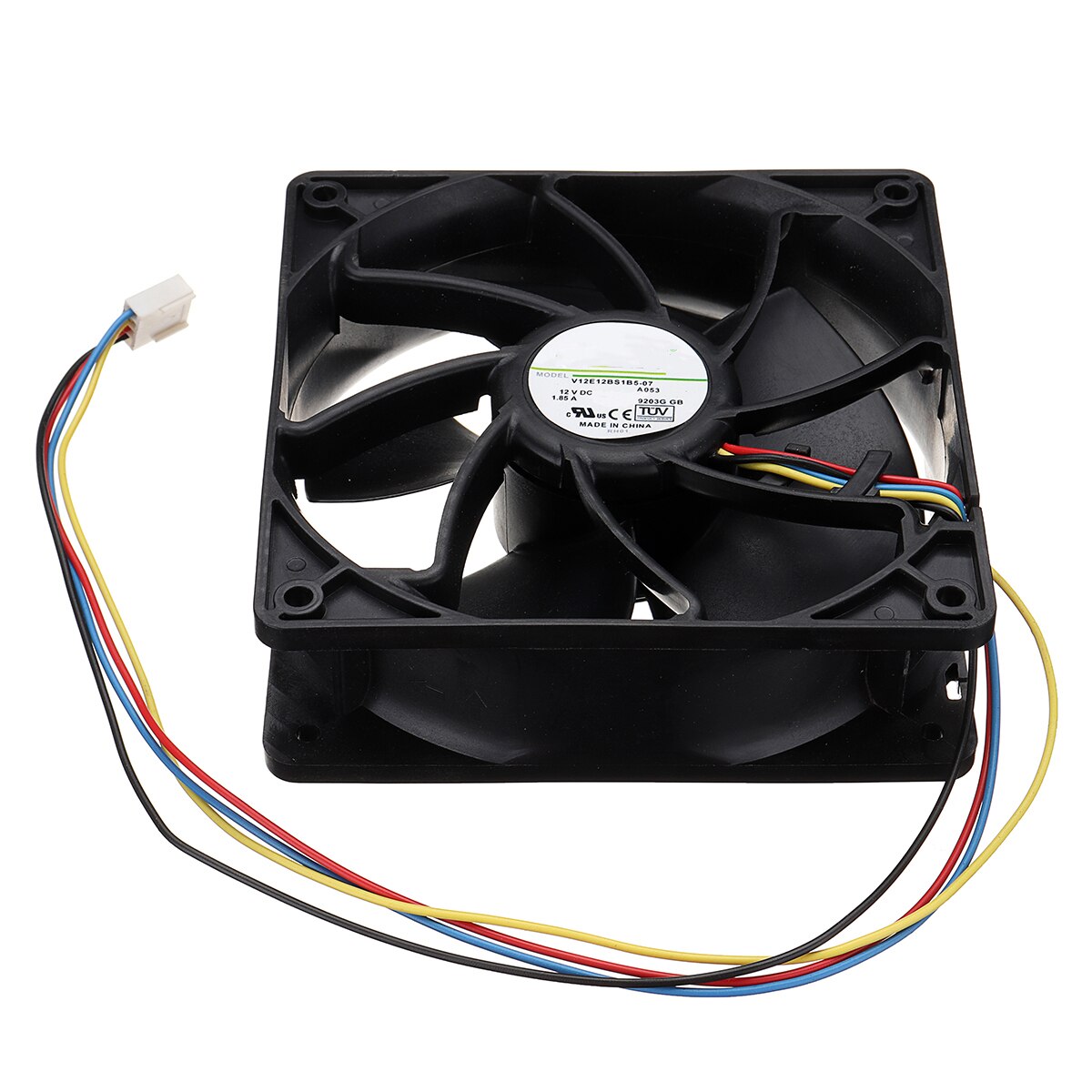6500RPM Computer CPU Cooling Fan Replacement 4-pin Connector PWM Temperature Control For Antminer Bitmain 12V/1.85A S7 S9 Black
