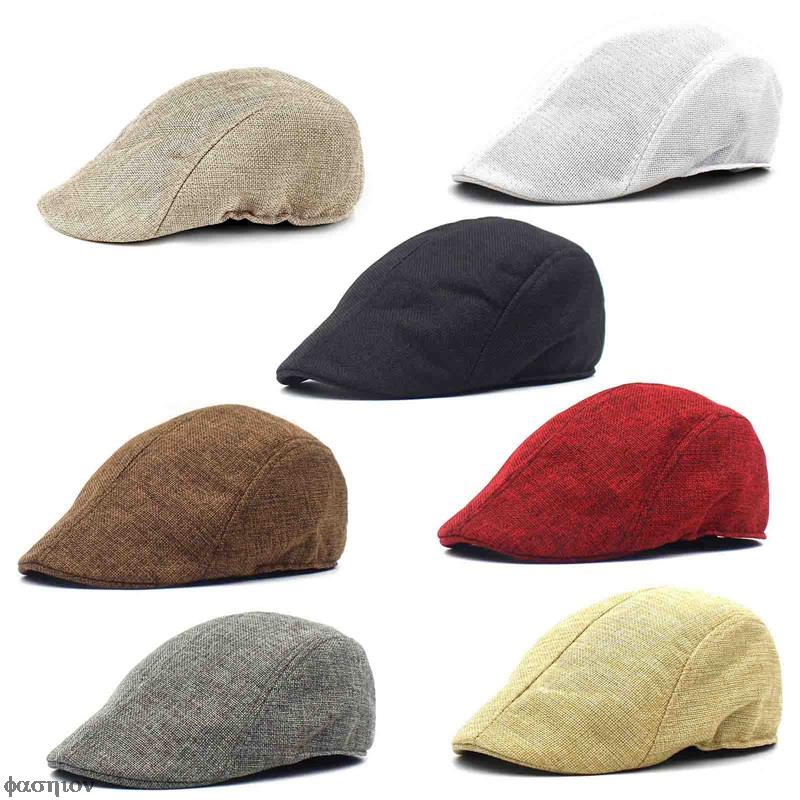 Western Style Classic Irish Flat Ivy Cap Tweed Newsboy Cap For Men Dark Grey Khaki Retro Cap For Men And Women