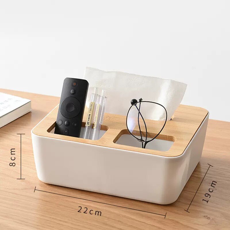 Plastic Tissue Box Removable Cover Napkin Holder Storage Organizer Tissue Holder Case Home Decoration: TYPE 8