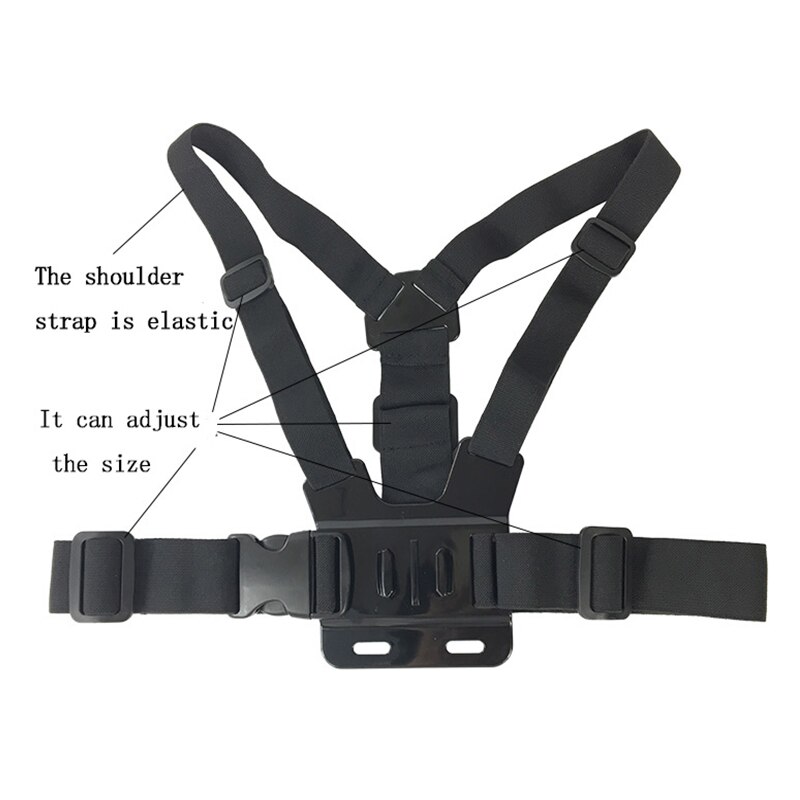 Mobiele Telefoon Borst Mount Harness Strap Houder Mobiele Telefoon Clip voor Samsung iphone Huawei Xiaomi smartphone GoPro 6 5 YI 4 K Camera