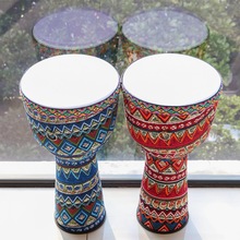 8 Inch PVC Afrikaanse Djembe Trommel Kleurrijke Doek Art ABS Vat Huid Kinderen Handtrommel