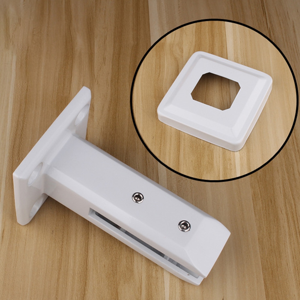 Easy Install Floor Standing Fence Shelf Stainless Steel Pool Balcony Post Clip Support Brackets Railing Fixed Stairs Glass Clamp