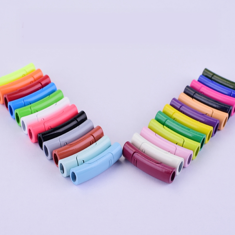 24 couleurs lacet boucle métal verrouillage lacets magnétique boucle accessoires métal dentelle serrure bricolage Sneaker Kits métal dentelle boucle