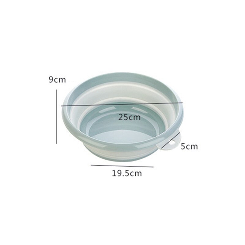 Portable Basin Collapsible Silicone Washbasin Outdoor Folding Wash Basin Folding Bucket Container Bathroom Accessories