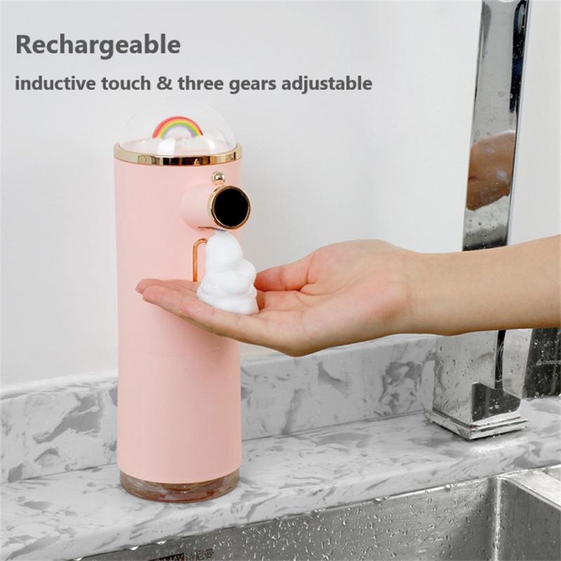 Dispensador de jabón inteligente, espuma de inducción recargable para lavar, sin contacto, para cocina, Hotel, accesorios para mejorar el hogar, herramientas