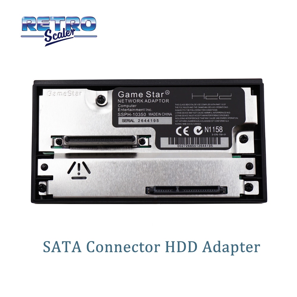 GameStar SATA Stecker 2.5 "/3.5" Festplatte HDD Adapter für Playstation2 PS2 Fett SCPH-3000X und SCPH-5000X serie Konsolen