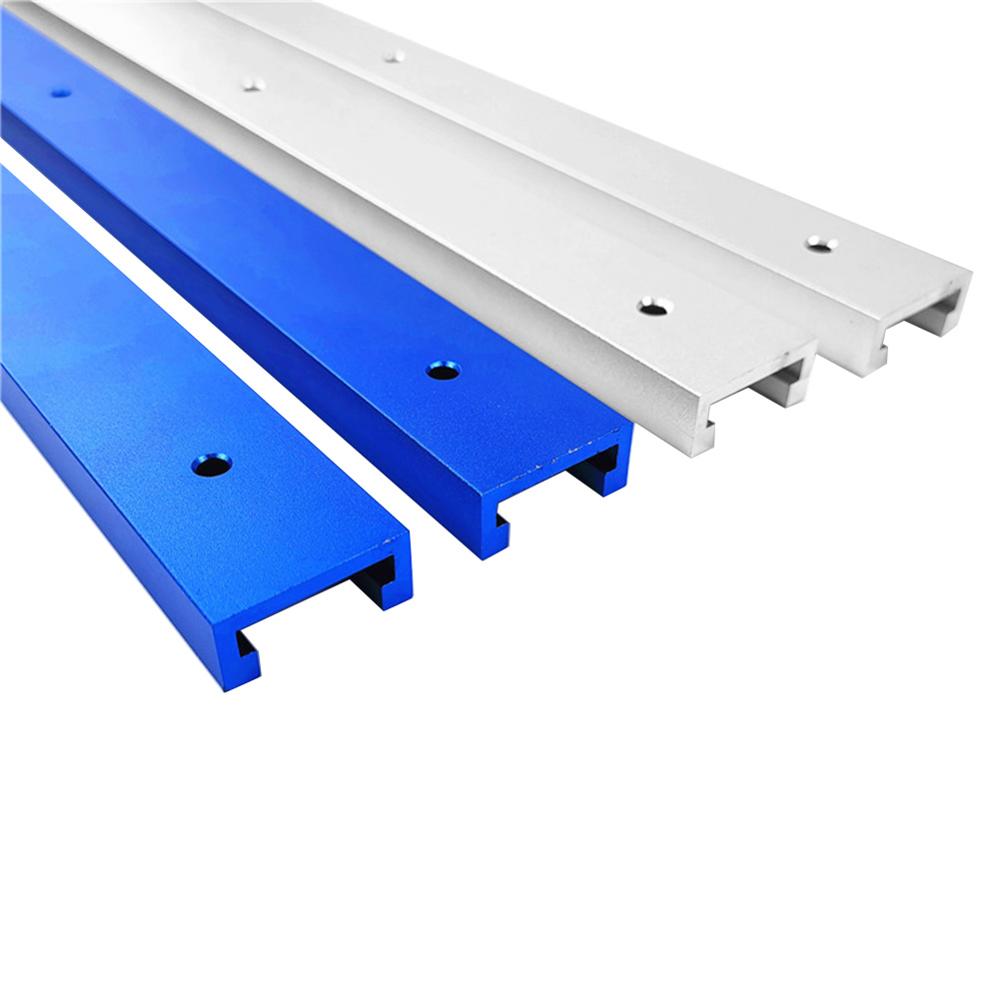Aluminium T-Track Slot Mijter Track Jig Armatuur Voor Router Tafel Bandsaws Houtbewerking Diy Tool Lengte 300/400/500/600/800 Mm