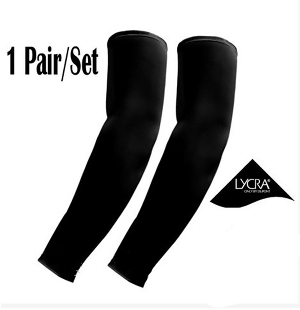 Cooling Arm Sleeves 1 Pair Athletic Sport Skins Sun Protective UV Cover Basketball Arm Warmer Sleeve