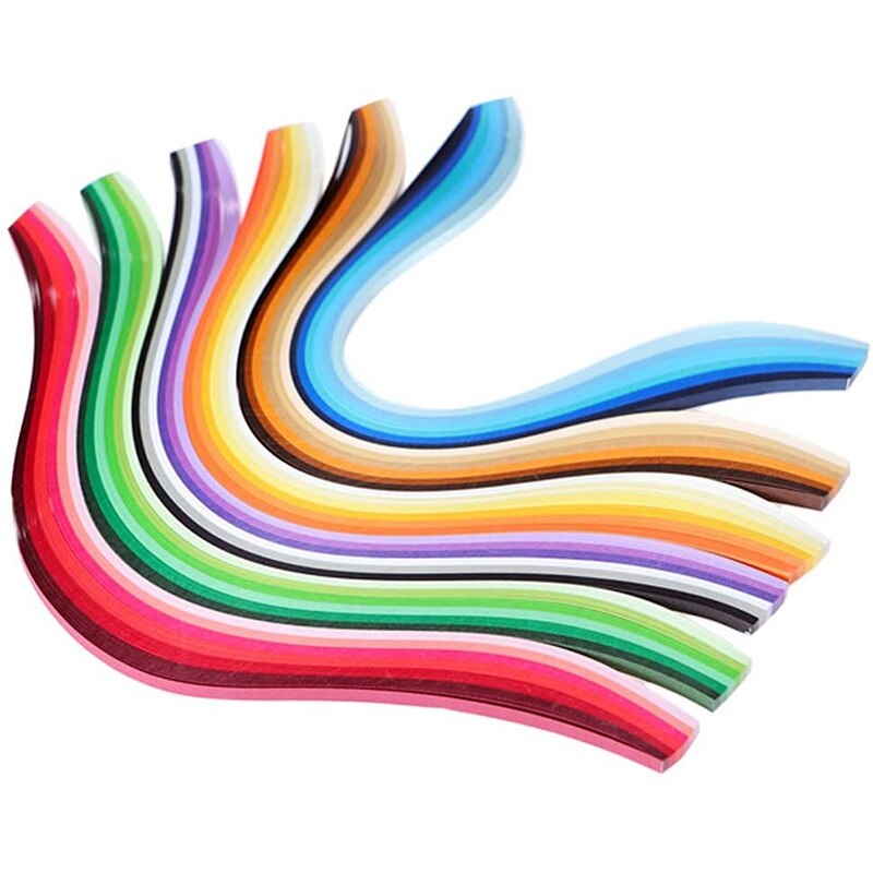 Paper Quilling Kit, 8 Quilling Tools with 720 Strips 36 Colors, Paper Quilling Supplies for Paper Crafting Beginners