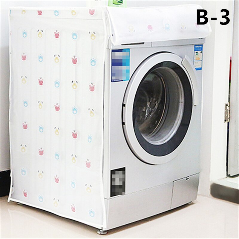 Transparent Waterproof Washing Machine Cover Sunscreen Home Automatic Impeller Roller Dust Cover For Drum Accessories