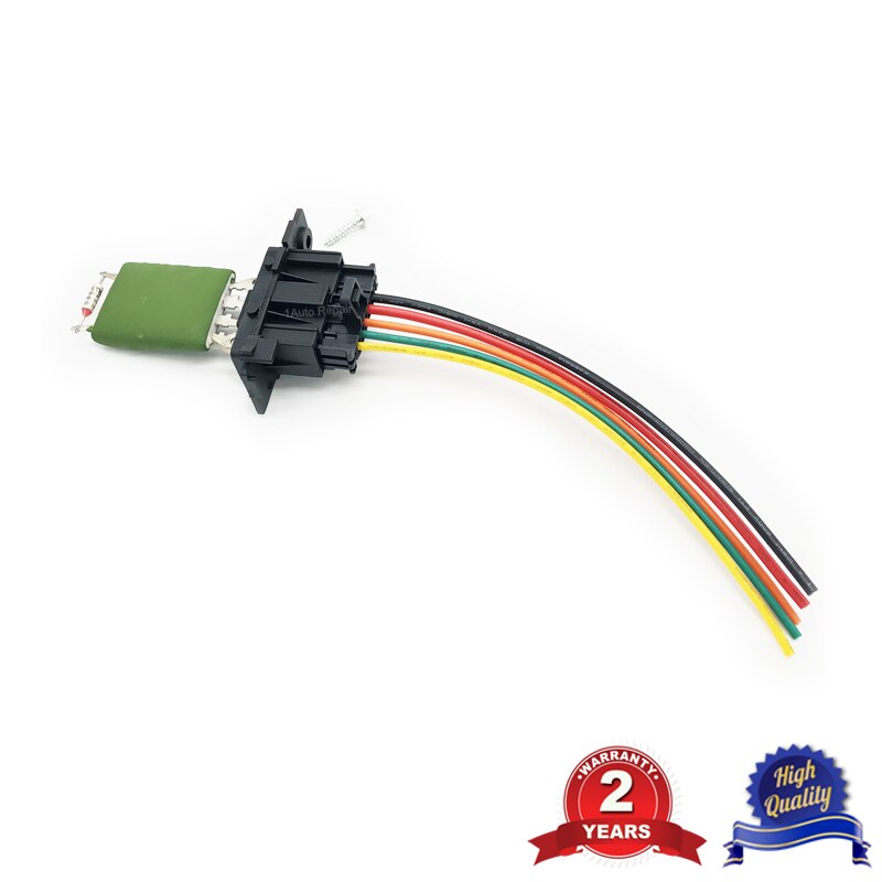 Heater Blower Motor Resistor and Wiring Harness For Fiat Punto Doblo Qubo 13248240 6450XR