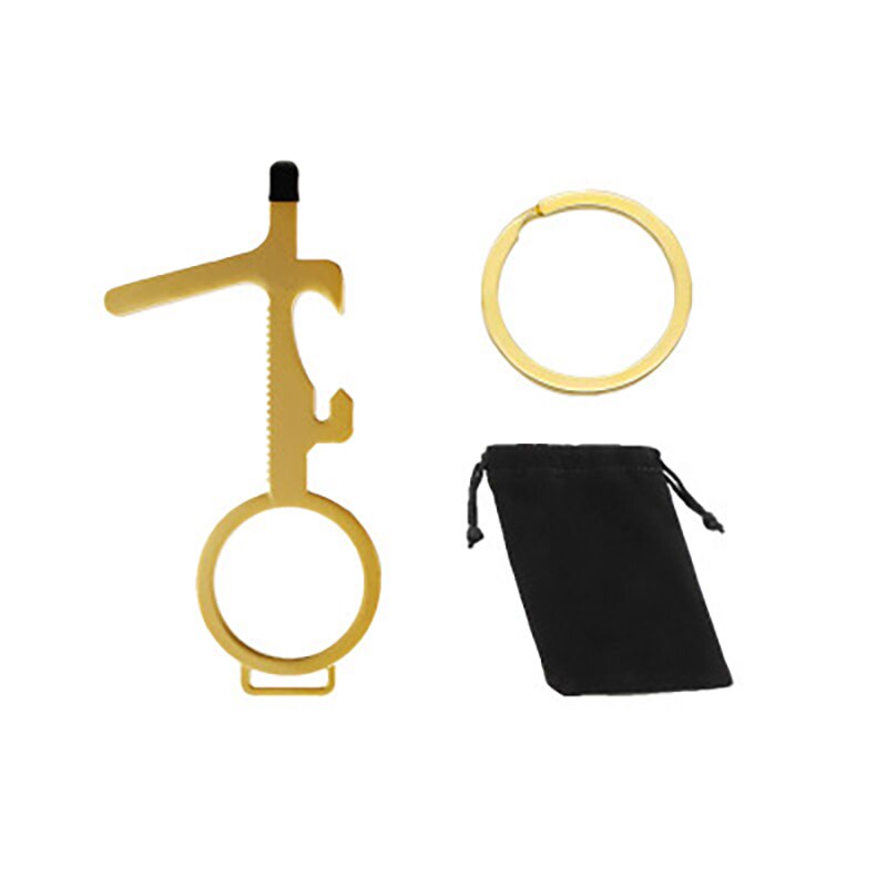 Door Dawg Hands Free Keychain-Ready Hygienic No-Touch Door Opener & Keypad Stylus & Bottle Opener: A1