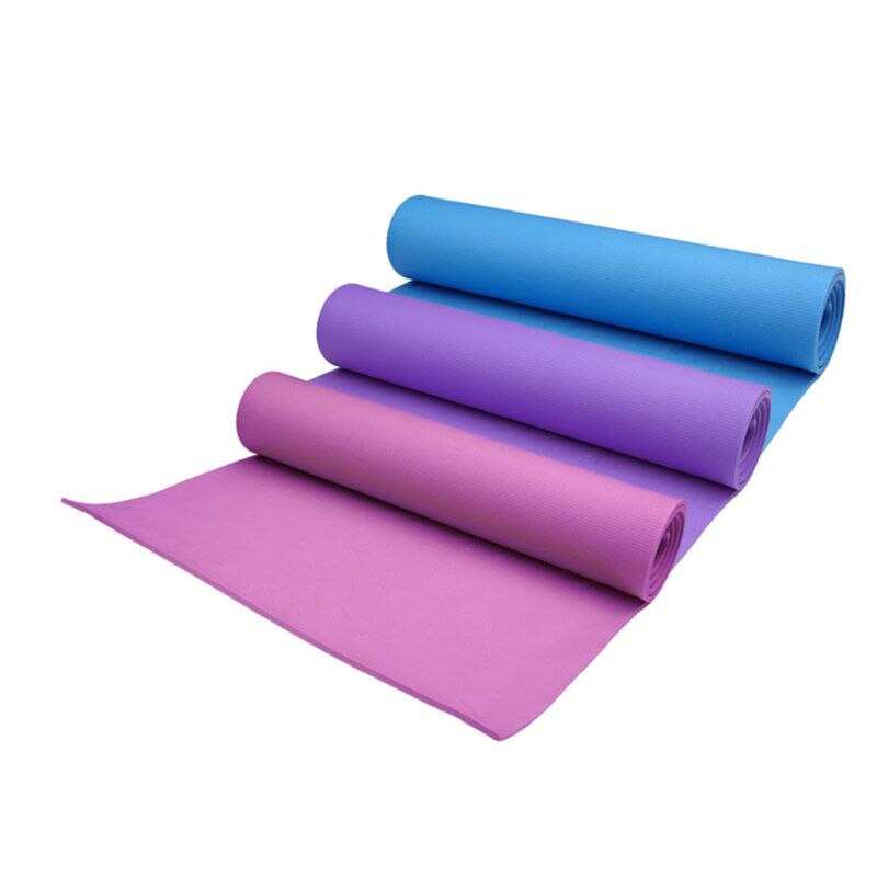 Esterilla de Yoga duradera de 4mm de grosor, almohadilla antideslizante para ejercicio, salud, perder peso, Fitness