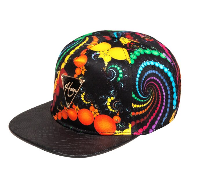 Våren trend platt takfot hip hop hatt klubba färg broderi: Mång