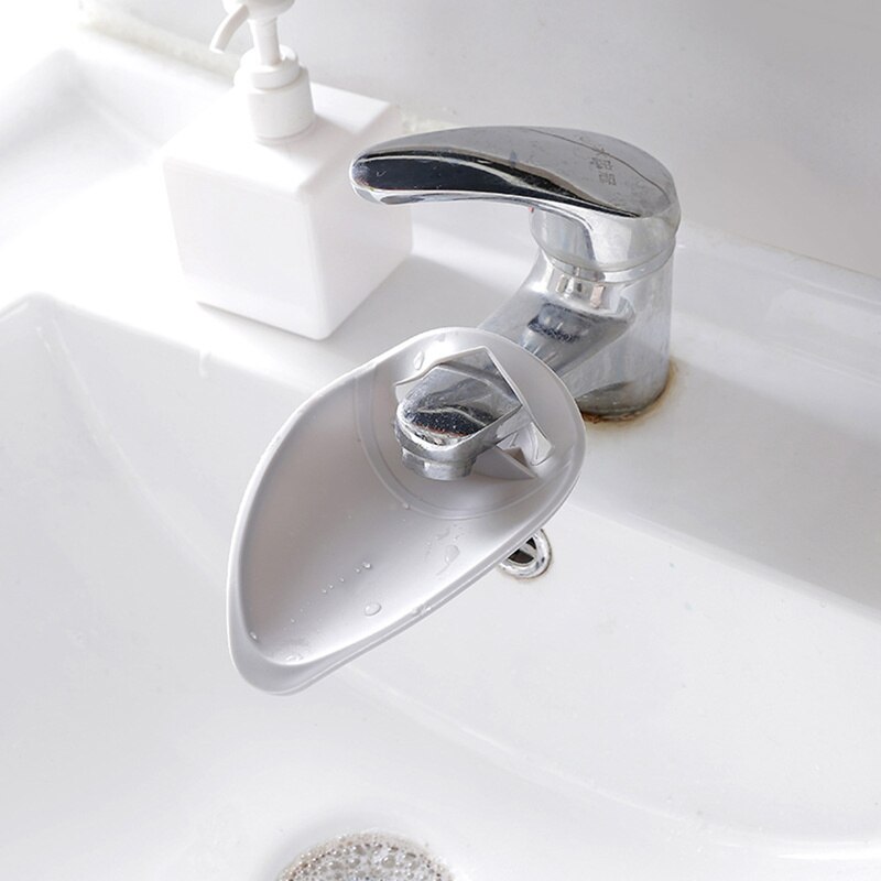 Silicone Faucet Extender Toddler Kids Water Reach Faucet Rubber Hand Washing Bathroom Accessorie Kitchen Save Water Faucet Tools
