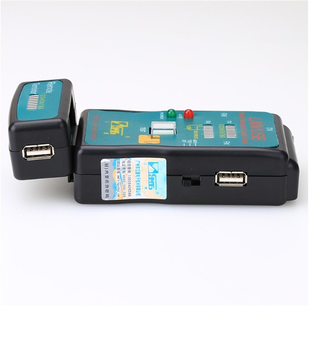 CT-168 Multi-Modular Network RJ45 Cat5 RJ11 Ethernet Cable LAN USB Tester and USB Cable Test