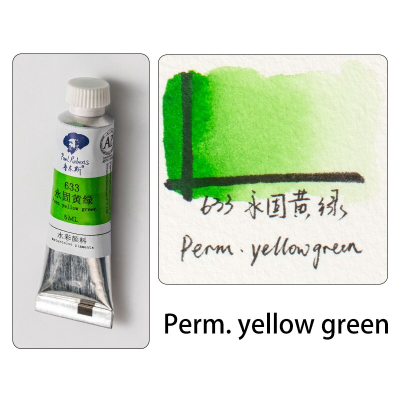 Offizielle Paul Rubens 5ml Aquarell Farben Rohre Caroline Serie 20 farben Pigment für Anfänger Student Kunst lieferant: 633