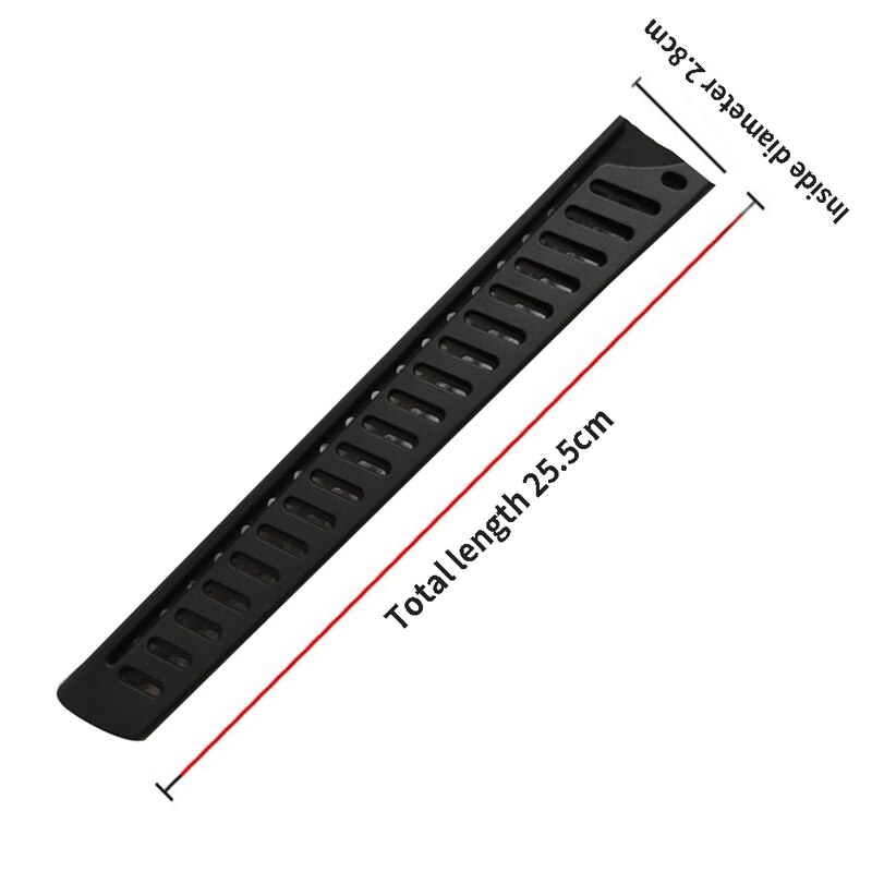 1pcs Black Plastic Kitchen Knife Blade Protector Cover For 3.5-10 Inches Knife Cover: N7