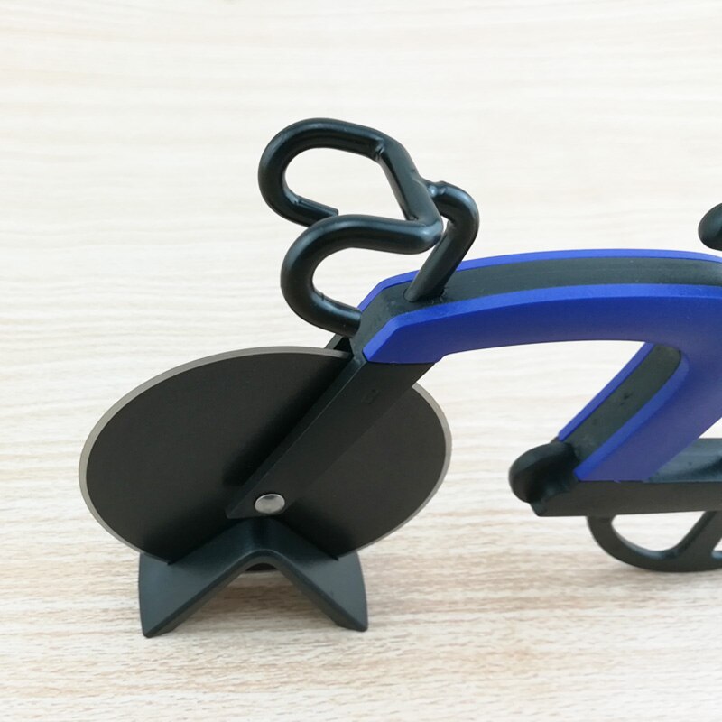 Bicycle Pizza Cutter Wheel Stainless Steel Plastic Bike Roller Pizza Chopper Slicer Kitchen Gadget OCT998