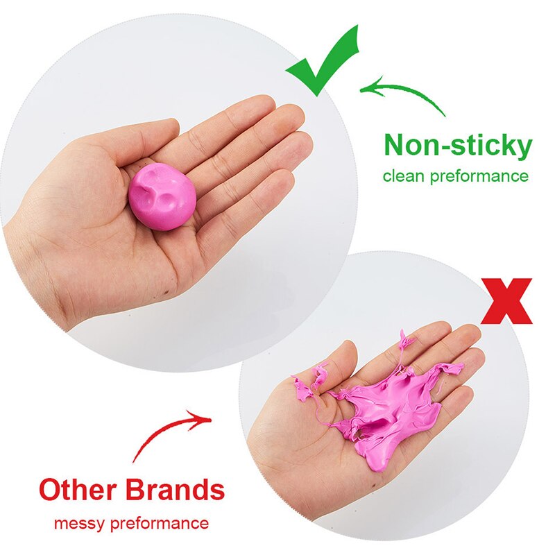 Polymer Clay Light Soft Clay DIY Soft Molding Craft Oven Baking Clay Blocks Birthday for Kids Adult Colorful