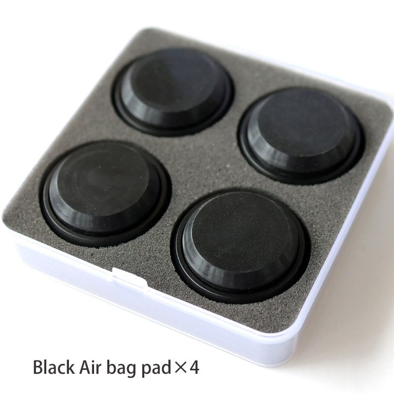 Audio Speaker Versterker Voorversterker Dac Laptop Anti-Shock Hifi Absorber Silicagel Voet Nail Kegel Voeten Pads Schokabsorptie pad: 4PCS Black Air bag