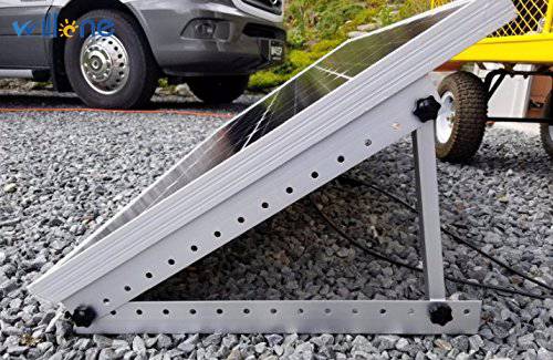 Verstelbare Rv Rack Vouwen Tilt Zonnepaneel Montagebeugel 22Inch 28Inch Up To150W Voor Caravan Boot, rv, Off-Grid Systeem