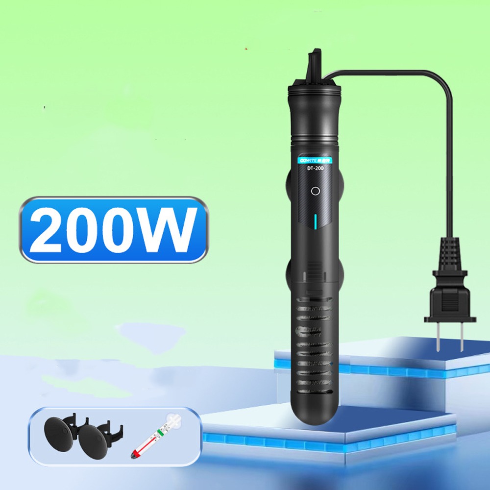 Kwartsglas Aquarium Dompelpomp Verwarming Automatische Uitschakeling 25W-300W Aquarium Verwarming 22-34 ° C Instelbare temperatuurregeling: Rood